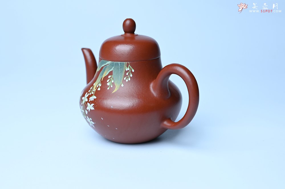 紫砂壶图片：美壶特惠 优质朱泥梨形壶 工夫茶具  茶人醉爱 - 美壶网