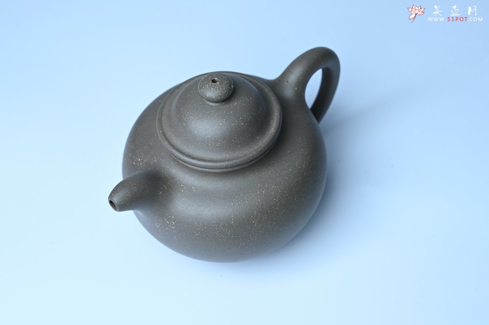 紫砂壶图片：美壶特惠 精致青段大亨掇只壶 茶人醉爱 - 美壶网