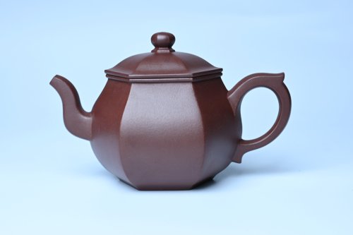张海庄紫砂壶 全手工六方高韵 韵味悠长 原矿紫泥