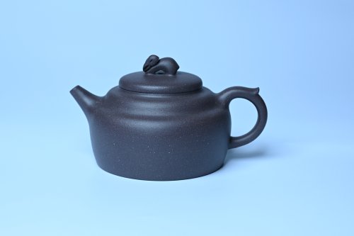 美壶定制紫砂壶 美壶特惠 精品青灰泥玉兔紫砂壶 茶人醉爱 青灰泥