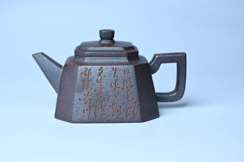 美壶定制老师紫砂壶 美壶特惠 柴烧八方紫砂壶 茶人醉爱 