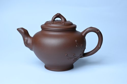 美壶定制紫砂壶 美壶特惠 精致报春系列之梅花报春壶 原矿紫泥