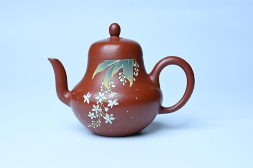 美壶定制老师紫砂壶 美壶特惠 优质朱泥梨形壶 工夫茶具  茶人醉爱 原矿朱泥