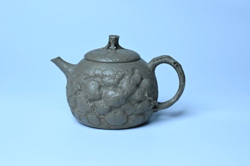 美壶定制老师紫砂壶 美壶特惠 特好老青段泥云松供春壶 茶人醉爱 青段