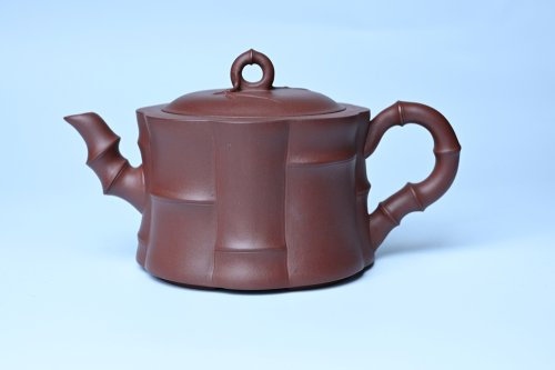 美壶定制紫砂壶 美壶特惠 紫砂壶手工手制优质紫泥八段竹壶 茶人醉爱 原矿紫泥