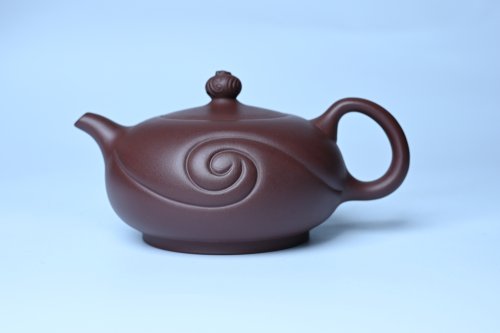 美壶定制紫砂壶 美壶双11特惠 盖花泥 精工油润老紫泥如意半珠 茶人醉爱 原矿紫泥