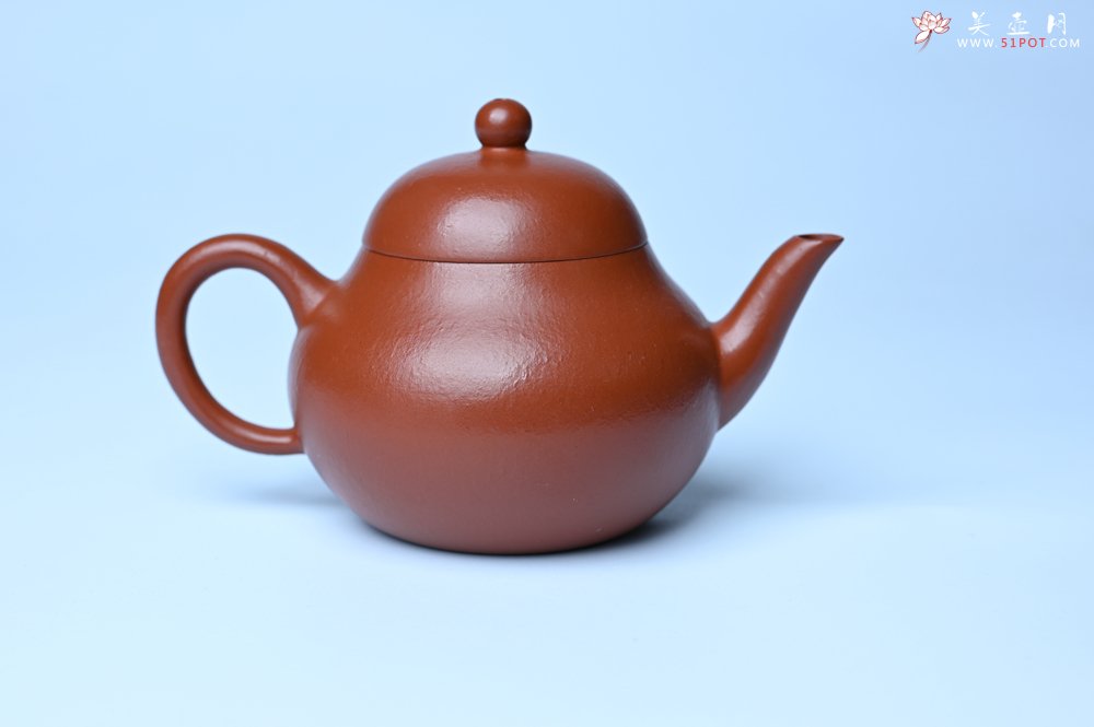 紫砂壶图片：美壶特惠 优质朱泥梨形壶 蝶恋花 茶人醉爱 - 美壶网