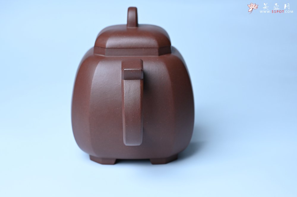 紫砂壶图片：实力派张海艳全手工家藏底槽清精工福临八方壶 气势磅礴 - 美壶网