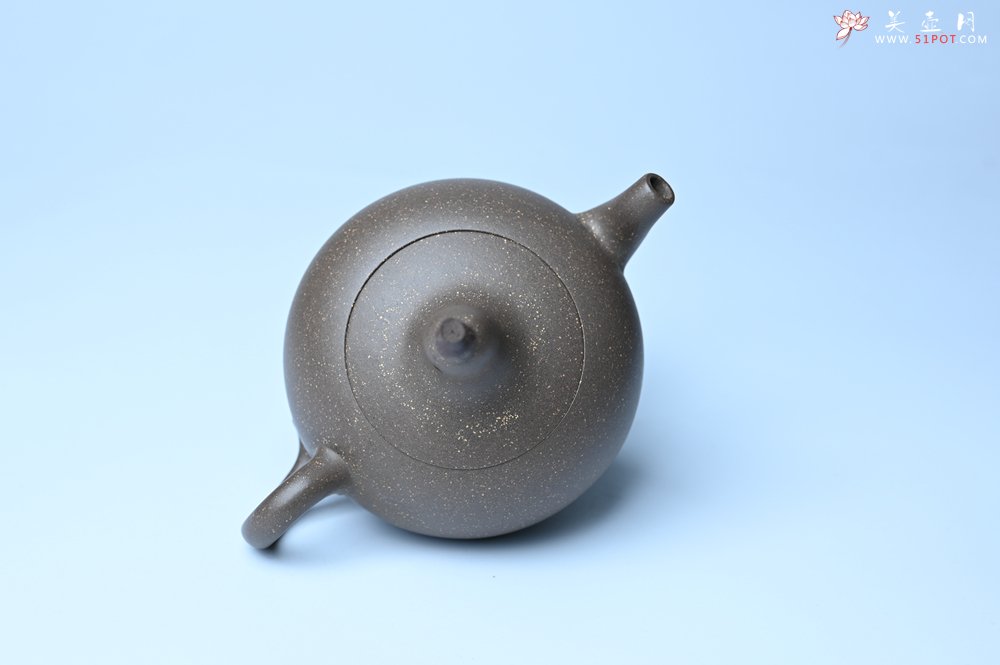 紫砂壶图片：美壶特惠 精致青段大肚茄子壶 茶人醉爱 - 美壶网