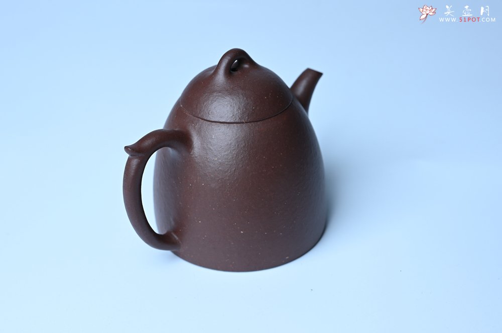 紫砂壶图片：美壶特惠 特好手磨料老紫泥秦权 茶人醉爱 - 美壶网