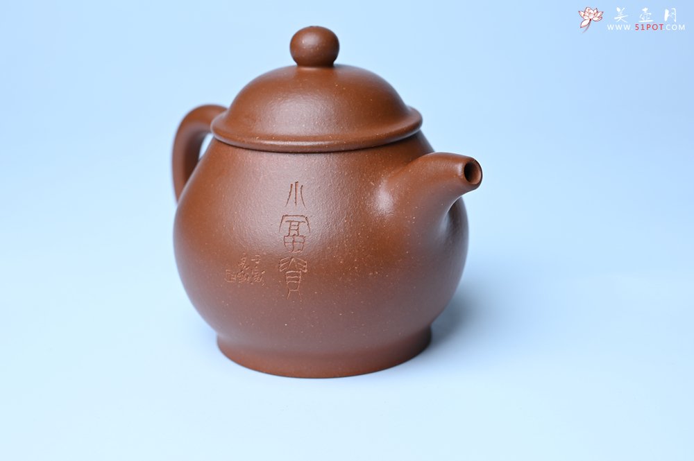 紫砂壶图片：美壶特惠 王老师 全手工红降坡泥潘壶 国助工 易轩 范小君徒杨志老师刻绘 装饰小富贵特文气 - 美壶网