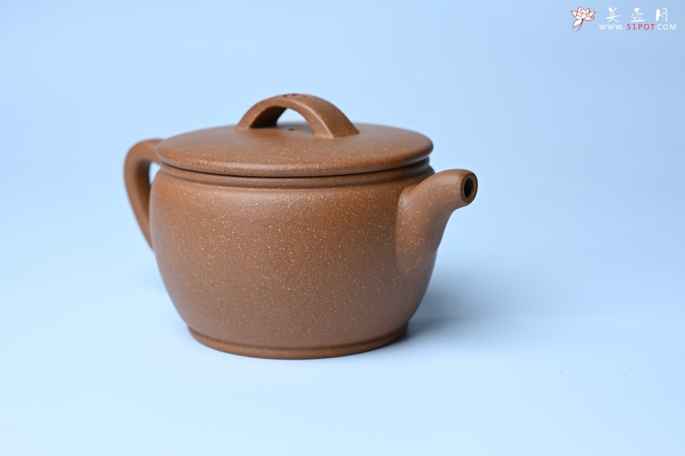 紫砂壶图片：美壶特惠 精致黄降坡泥汉瓦壶 茶人醉爱 - 美壶网