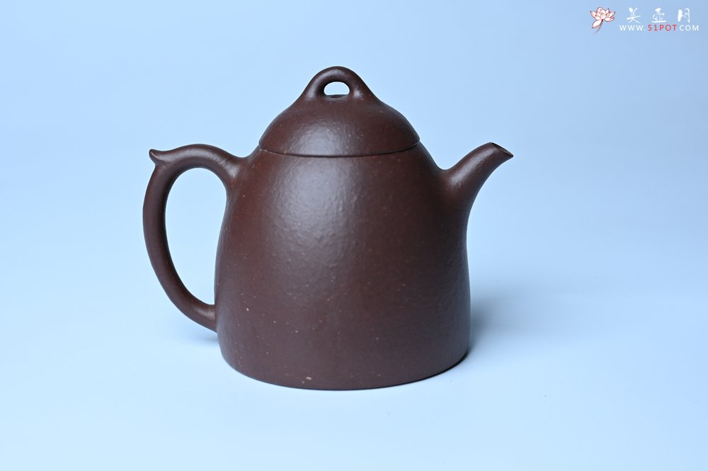 紫砂壶图片：美壶特惠 特好手磨料老紫泥秦权 茶人醉爱 - 美壶网