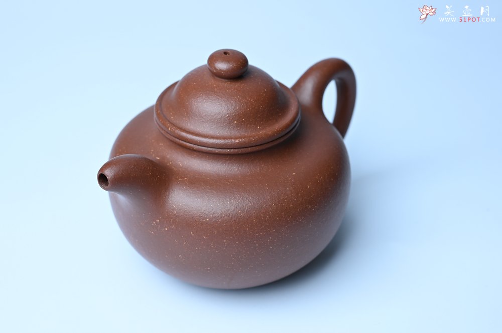 紫砂壶图片：美壶特惠 精致降坡泥大亨掇只壶 茶人醉爱 - 美壶网