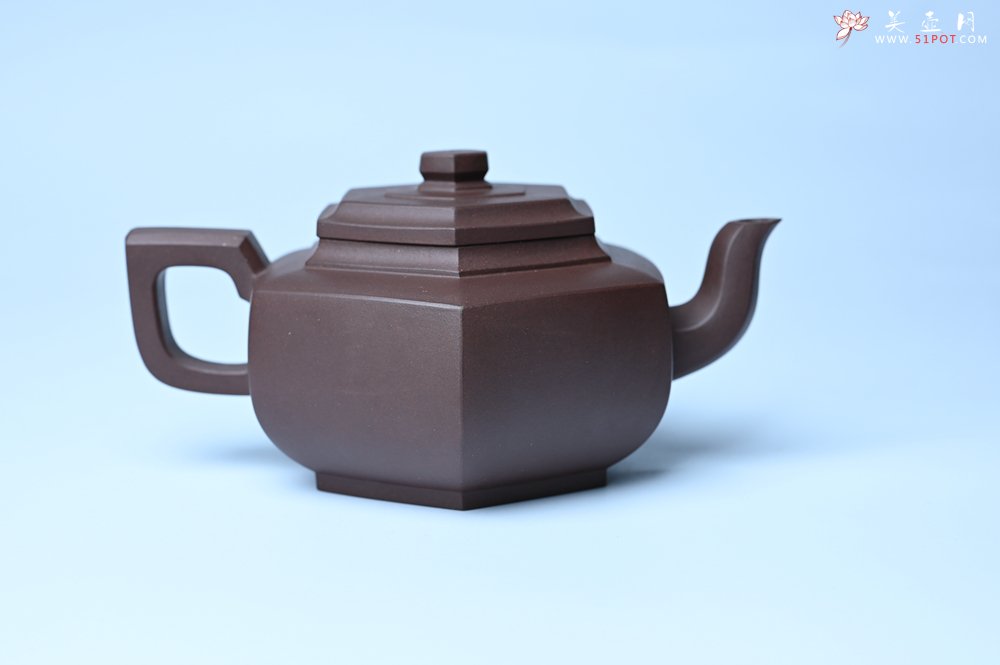 紫砂壶图片：美壶特惠 潜力股凌晨老师 精致紫泥全手工雪华壶 期待与您结缘 - 美壶网