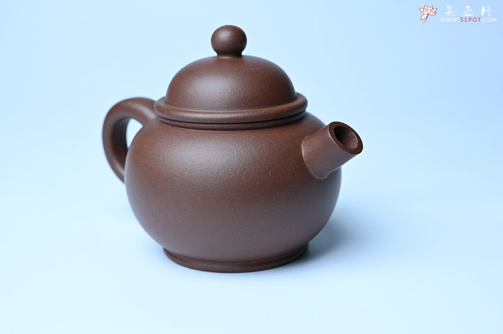 紫砂壶图片：美壶特惠 精致黑星红拼紫泥（家藏限量）大炮巨轮壶 球孔出水爽利 茶人醉爱 - 美壶网