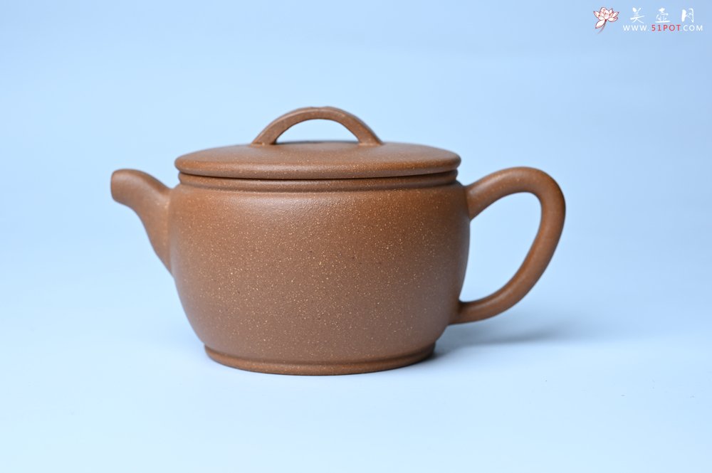 紫砂壶图片：美壶特惠 精致黄降坡泥汉瓦壶 茶人醉爱 - 美壶网