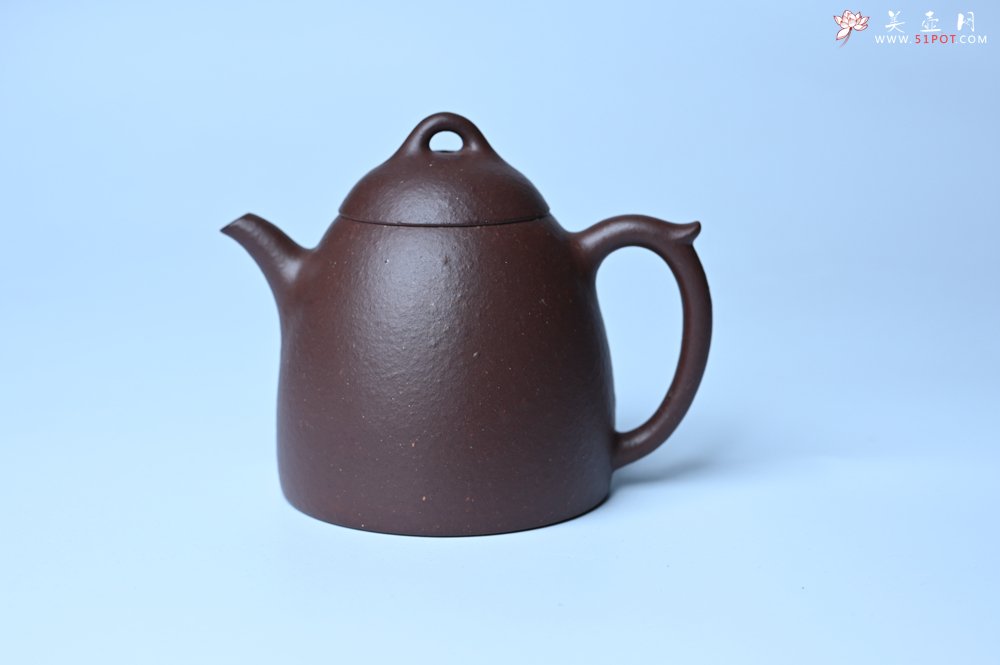 紫砂壶图片：美壶特惠 特好手磨料老紫泥秦权 茶人醉爱 - 美壶网