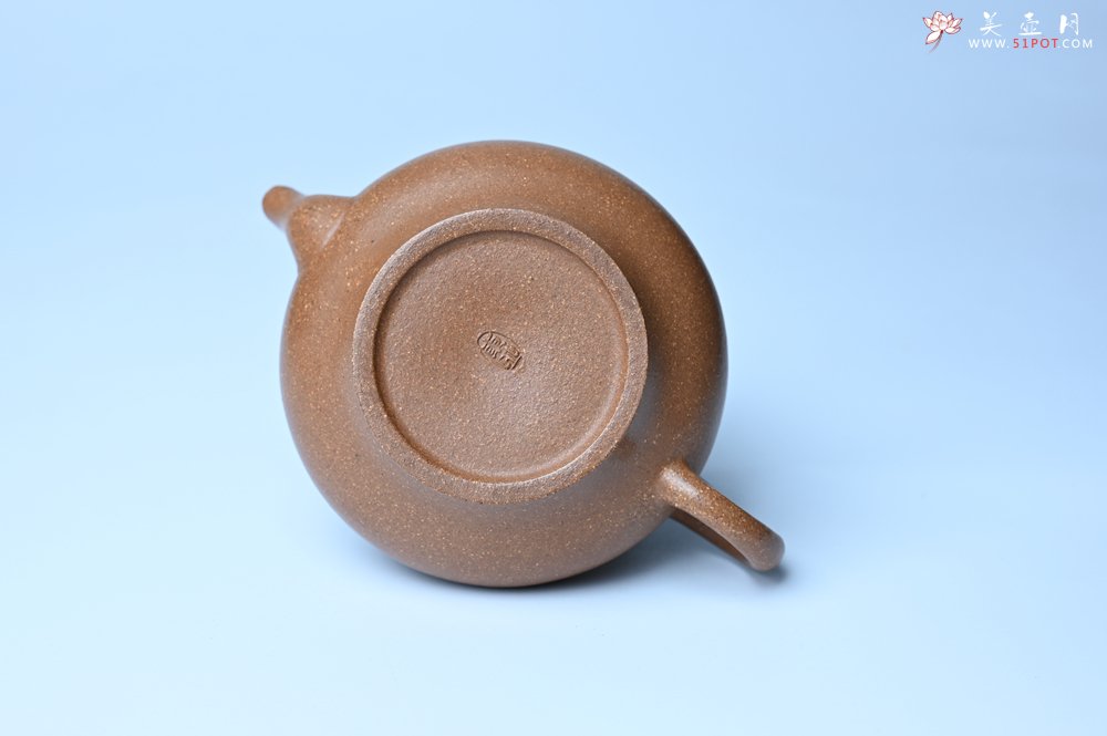 紫砂壶图片：美壶特惠 特好老段泥精致合欢壶 茶人醉爱 - 美壶网