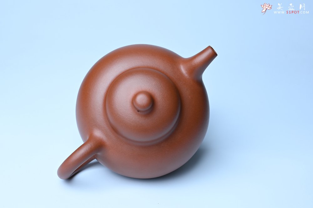 紫砂壶图片：潜力股周小培老师 老师家藏黄龙山一号井小红泥 全手工乳鼎壶 - 美壶网