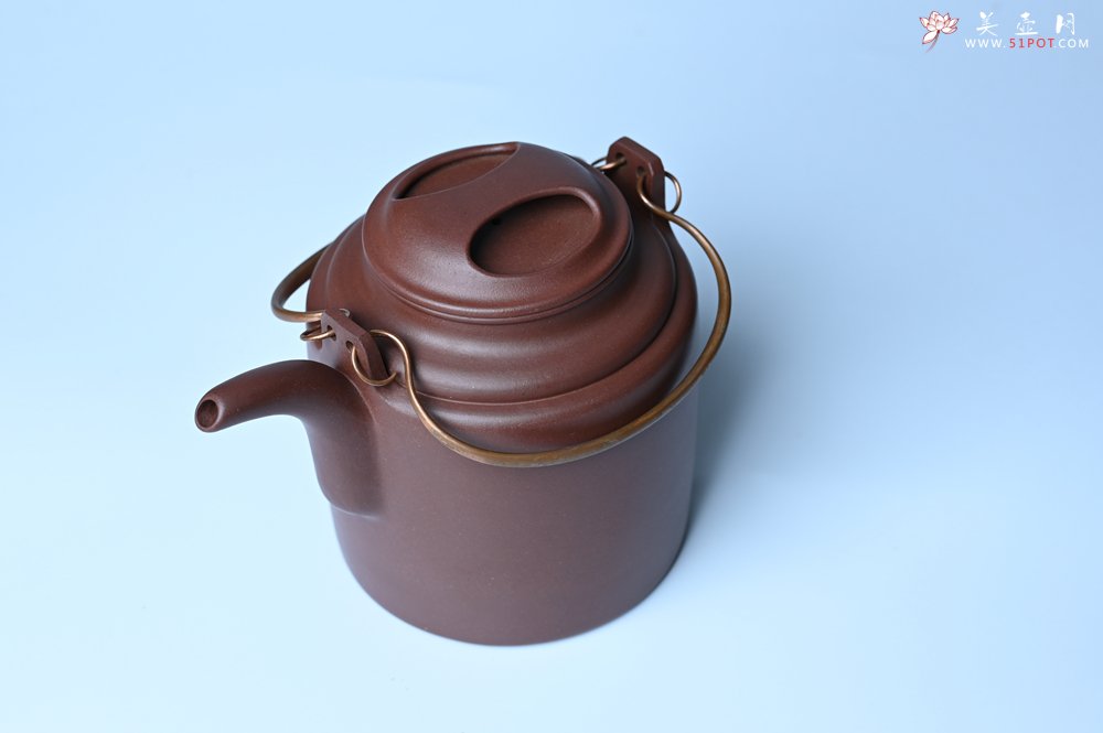 紫砂壶图片：实力派工艺师吕旭莹全手工演绎洋桶壶 大品难度大 资深壶友看过来 - 美壶网