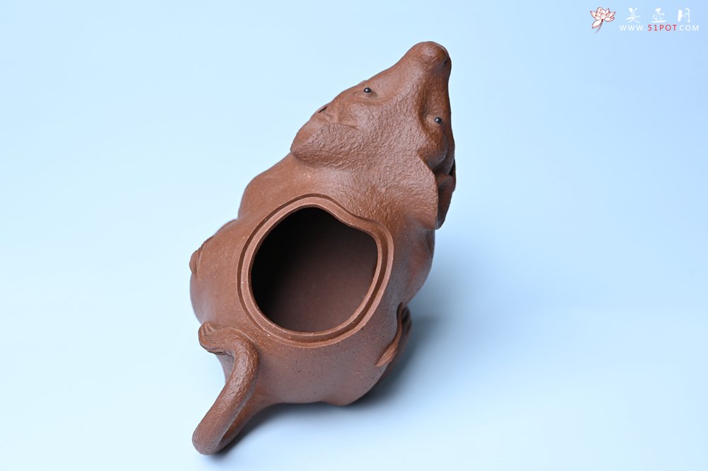 紫砂壶图片：美壶特惠 优质降坡泥鼠你有钱壶壶 茶人醉爱 - 美壶网