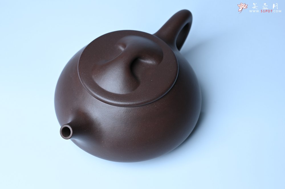 紫砂壶图片：美壶特惠 精致特好紫泥大满瓢 难度大 足足做了一个多星期 - 美壶网