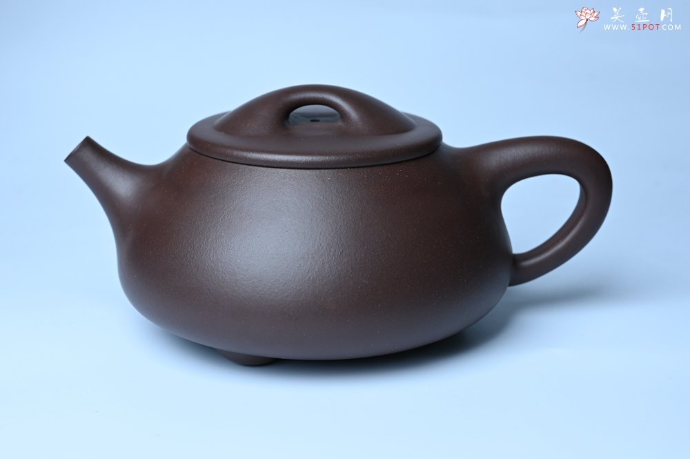 紫砂壶图片：美壶特惠 精致特好紫泥大满瓢 难度大 足足做了一个多星期 - 美壶网