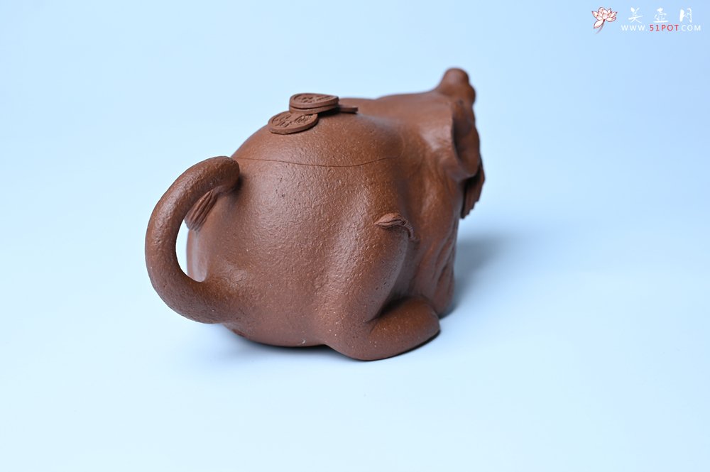 紫砂壶图片：美壶特惠 优质降坡泥鼠你有钱壶壶 茶人醉爱 - 美壶网