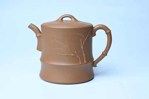 美壶定制紫砂壶 美壶特惠 精工黄金段泥竹段 挺拔秀雅 茶人醉爱 黄金段