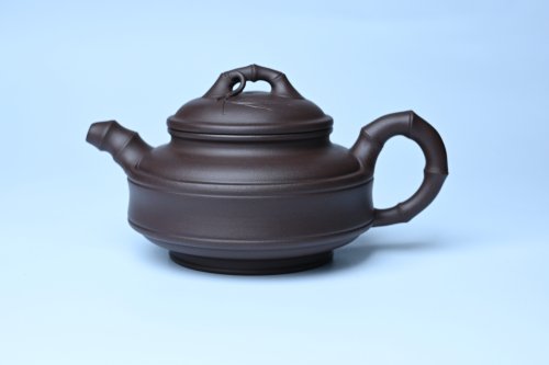 陈苏平紫砂壶 美壶特惠 优质老紫泥双线竹鼓二式 养后特润 原矿紫泥