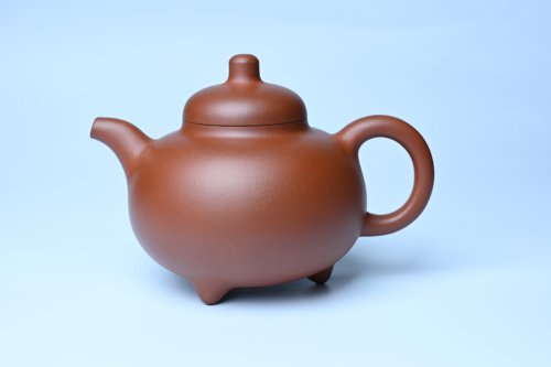周小培紫砂壶 潜力股周小培老师 老师家藏黄龙山一号井小红泥 全手工乳鼎壶 原矿红泥