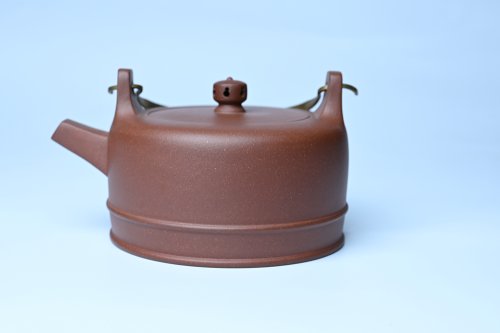 美壶定制老师紫砂壶 美壶特惠 手工手制精致紫泥提梁壶 茶人醉爱 原矿紫泥