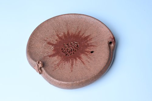 美壶定制紫砂壶 美器特惠 朱自立工作室精品寿桃干泡台 直径大约15cm 