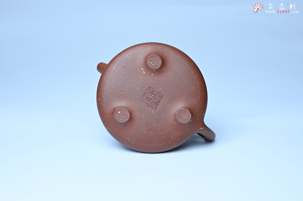 紫砂壶图片：美壶特惠 精致特好紫玉金砂子冶石瓢 做工和泥料不输千元作品 - 美壶网