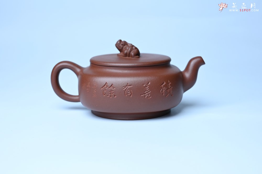 紫砂壶图片：美壶特惠 精致优质紫泥祥瑞壶 难度大 茶人醉爱 - 美壶网