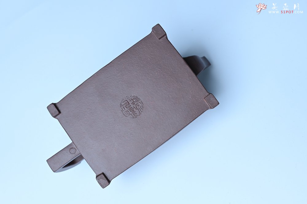 紫砂壶图片：美壶特惠 精致紫泥琴壶 难度大 茶人醉爱 - 美壶网