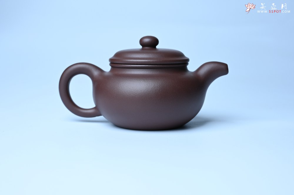 紫砂壶图片：潜力股周小培 特好老底槽青全手工仿古壶 茶人醉爱 - 美壶网