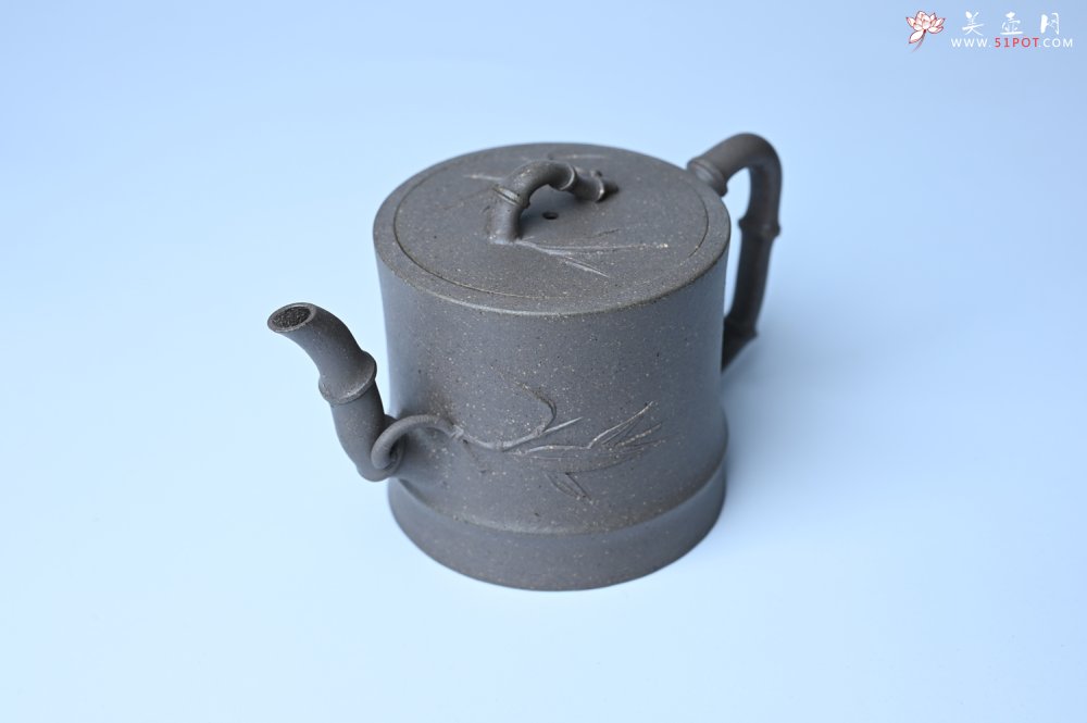 紫砂壶图片：美壶特惠 精致特好青段泥竹段壶 矿物质丰富 茶人醉爱 - 美壶网