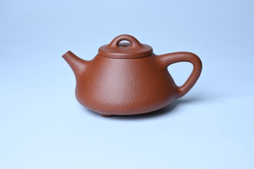 美壶定制紫砂壶 美壶特惠 精致特好黄龙山宝山矿区红降坡泥小子冶石瓢壶 原矿降坡泥