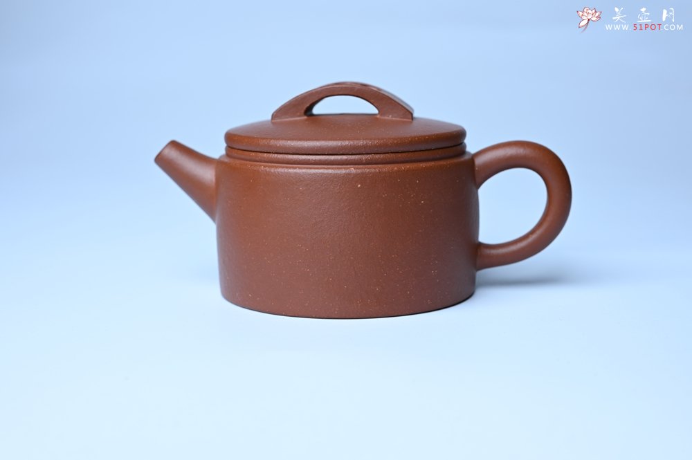 紫砂壶图片：潜力股周小培全手工演绎特好降坡泥汉瓦壶 大口盖 - 美壶网