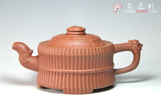 紫砂壶图片：龙头一捆竹 - 美壶网