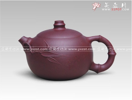 紫砂壶图片：西施竹 - 美壶网