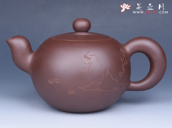 紫砂壶图片：   - 美壶网