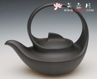 紫砂壶图片：曲壶(大) - 美壶网