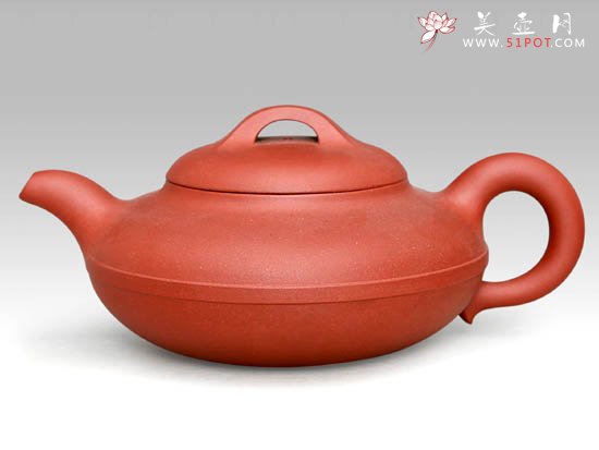 紫砂壶图片：线圆  泥料：原矿清水泥  容量：450CC - 美壶网
