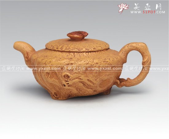 紫砂壶图片：灵芝供春 - 美壶网