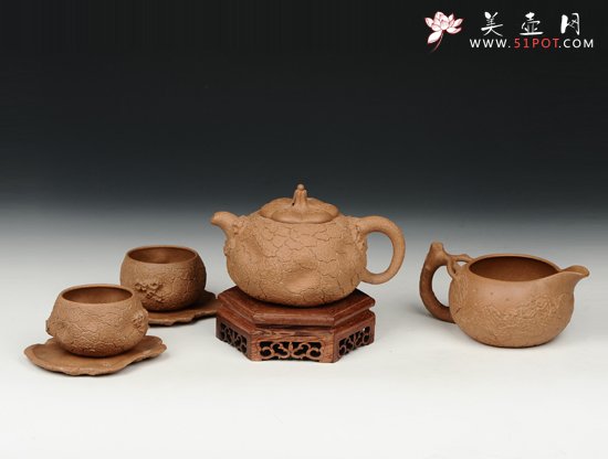 紫砂壶图片：供春套壶 - 美壶网