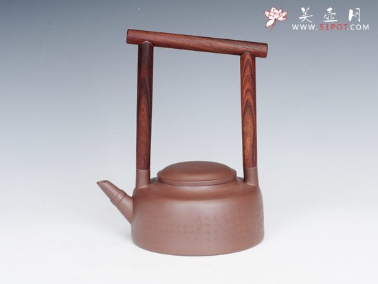 紫砂壶图片：君悦提梁壶 - 美壶网