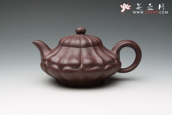 紫砂壶图片：合菱壶 - 美壶网